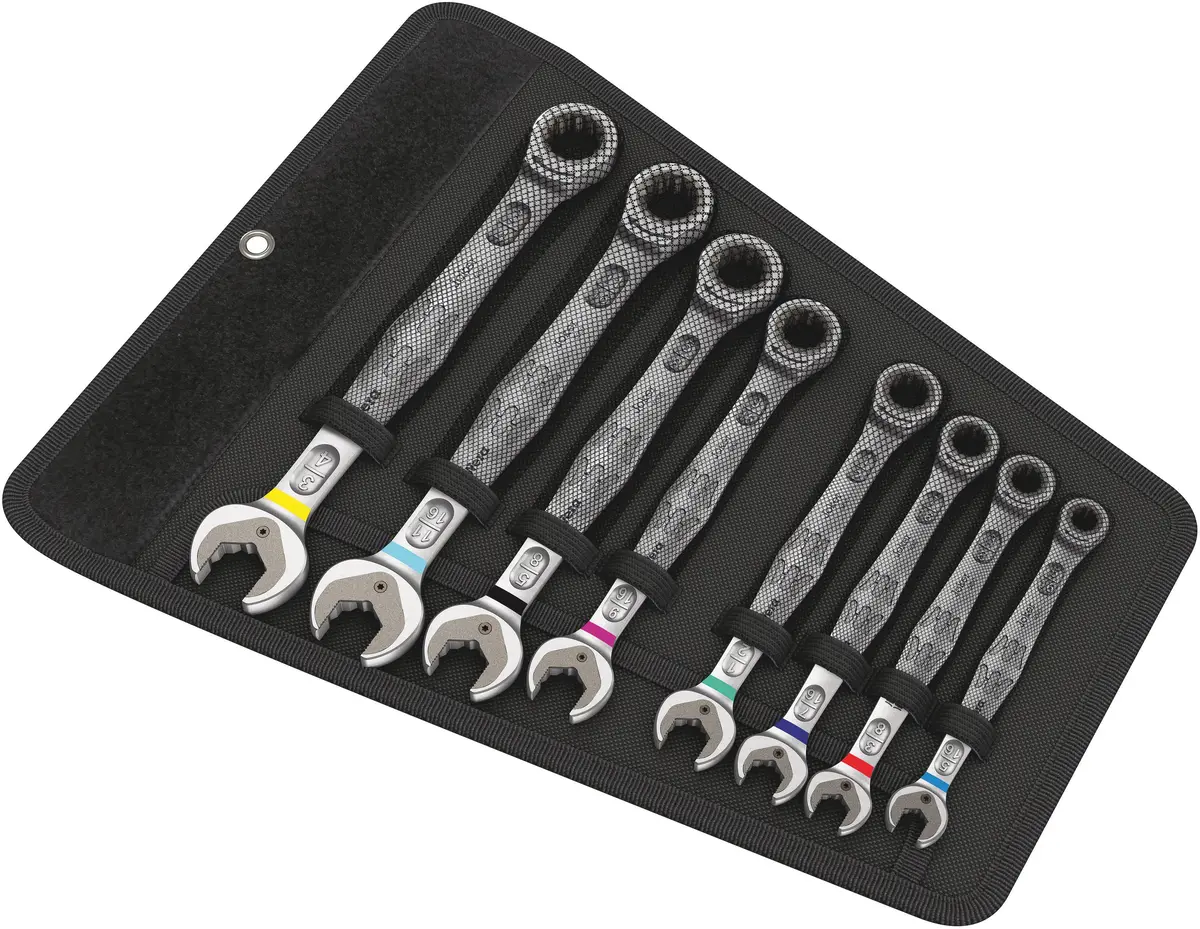Wera 6000 Joker 8 Imperial Set 1 Ratcheting Combination Wrenches Set, Imperial, 8 Pieces 1