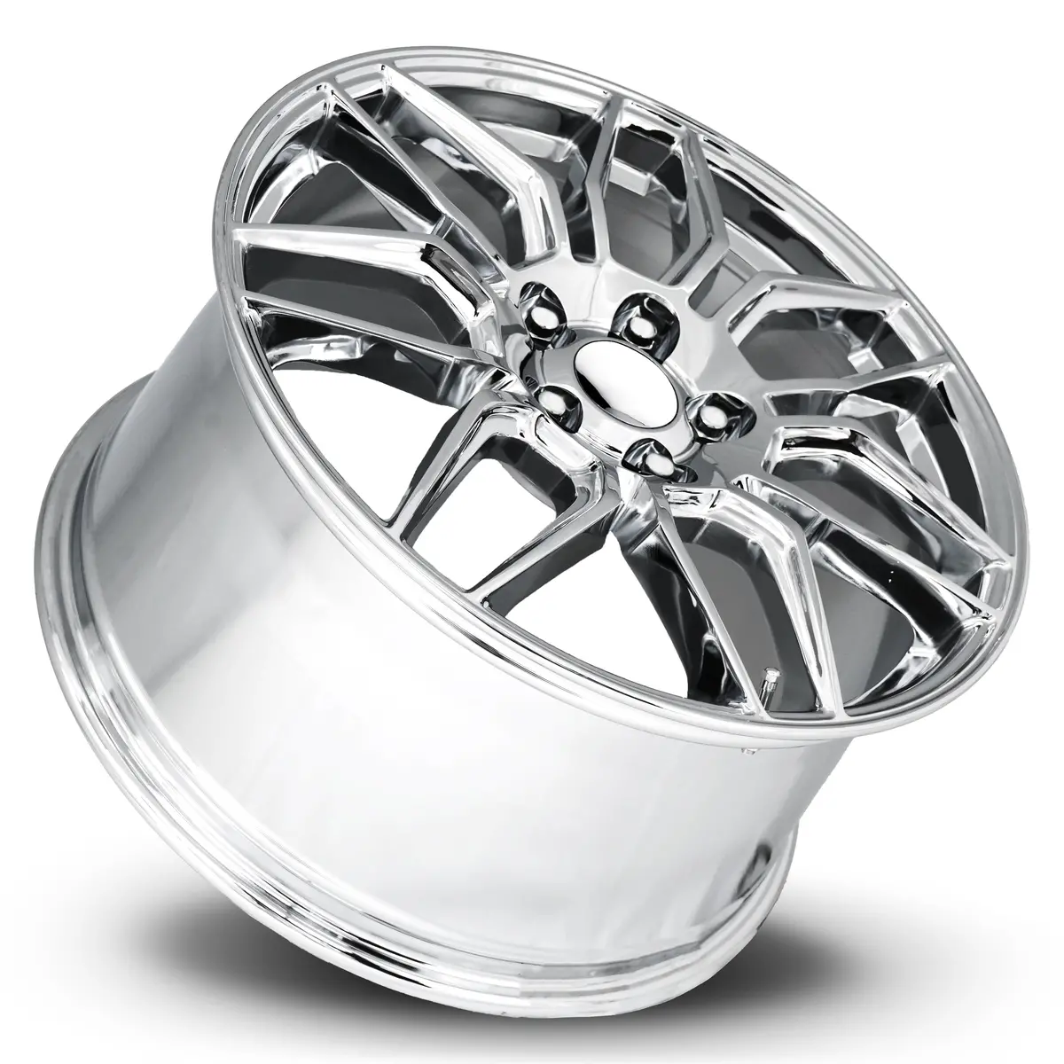 19X10 Chrome C8 Z06 Style Wheel For Corvette (Fr401, 5X120.65Mm, +79 Offset) Alloy 2
