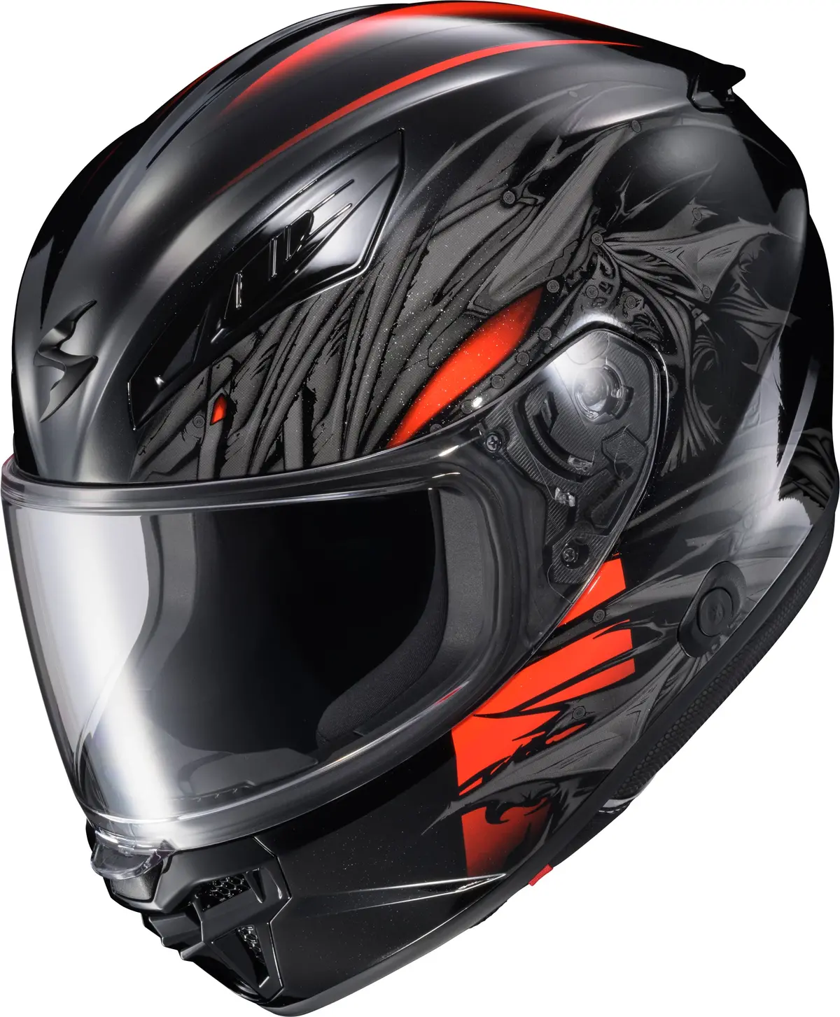 Scorpion Exo Exo R430 Wyvern Black/Red Large Full Face Motorcycle Helmet 1