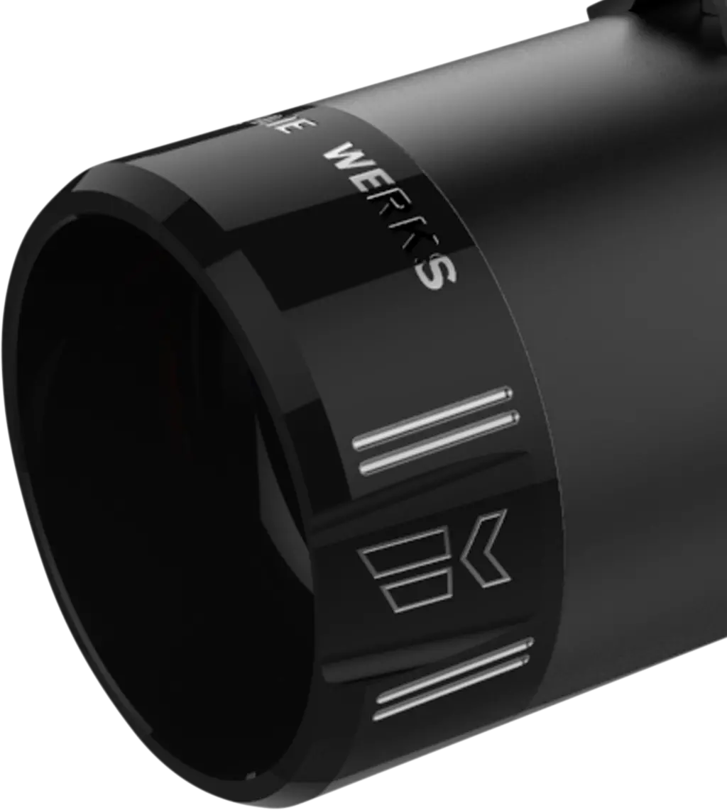 Khrome Werks 4-1/2" Klassic Tip - Left - Black Powdercoat 200658P 1