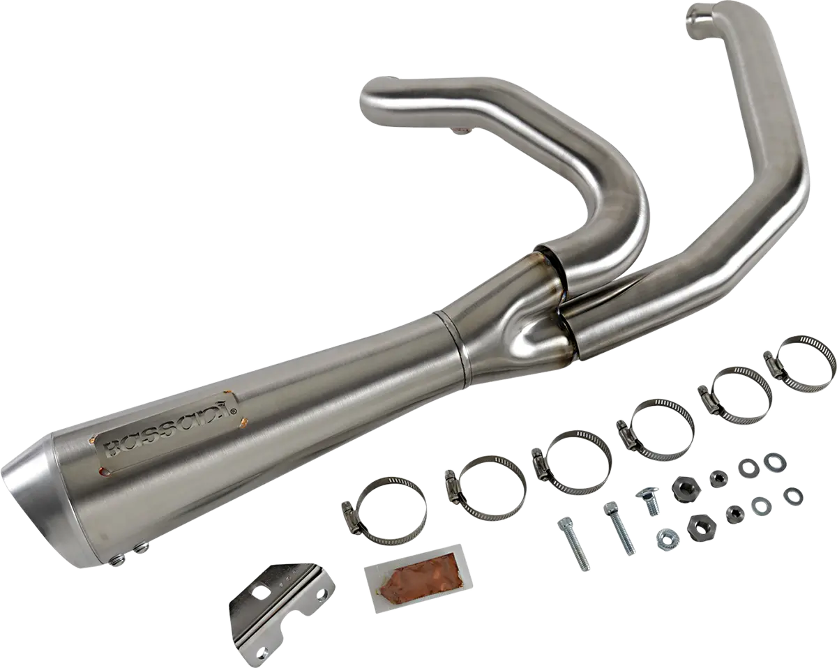 Bassani Xhaust Short 2:1 Exhaust For Fl - Stainless Steel 1F42ss 1