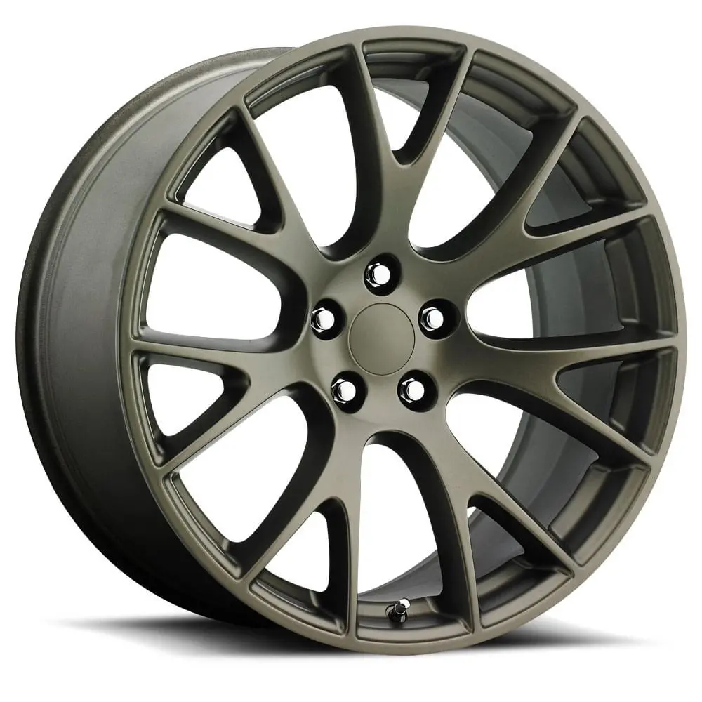 20X9.5 Bronze Hellcat Style Wheels (Fr70, 5X115, +15 Offset) 1
