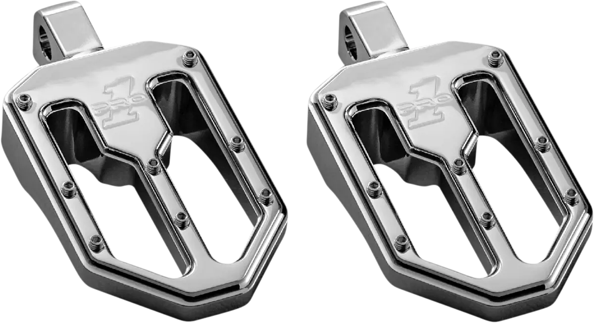 Pro-One Perf.Mfg. Moto V1 Pegs - Male - Chrome 500751 1