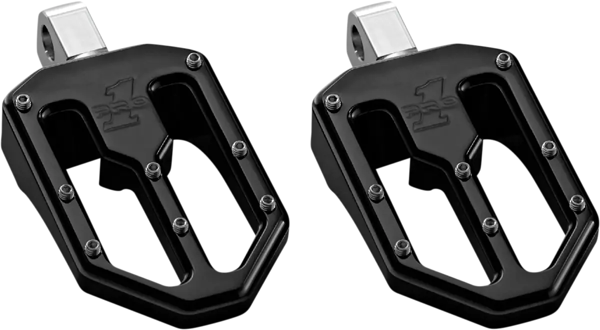 Pro-One Perf.Mfg. Moto V1 Pegs - Male - Black 500751B 1