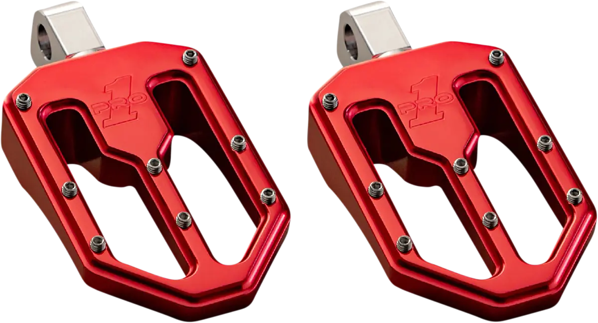 Pro-One Perf.Mfg. Moto V1 Pegs - Male - Red 500751R 1
