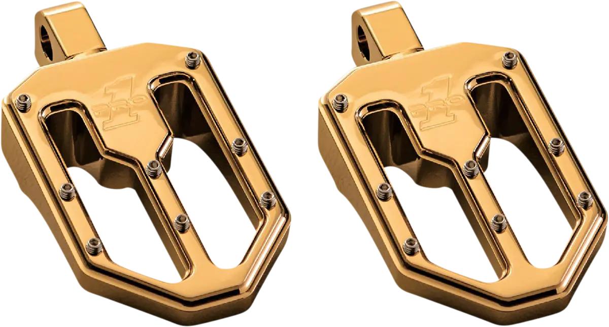 Pro-One Perf.Mfg. Moto V1 Pegs - Male - Gold 500751Tin 1