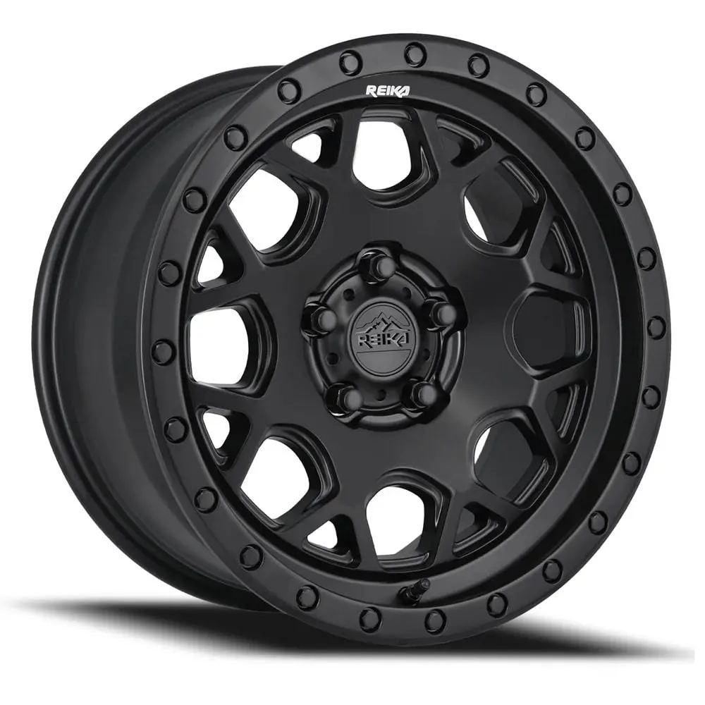 17X8.0 Aluminum Wheel With 5X114.3 Bolt Pattern - Satin Black 1