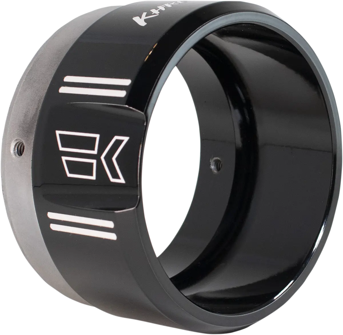Khrome Werks 4-1/2" Klassic Tip - Left - Black Powdercoat 200658P 2