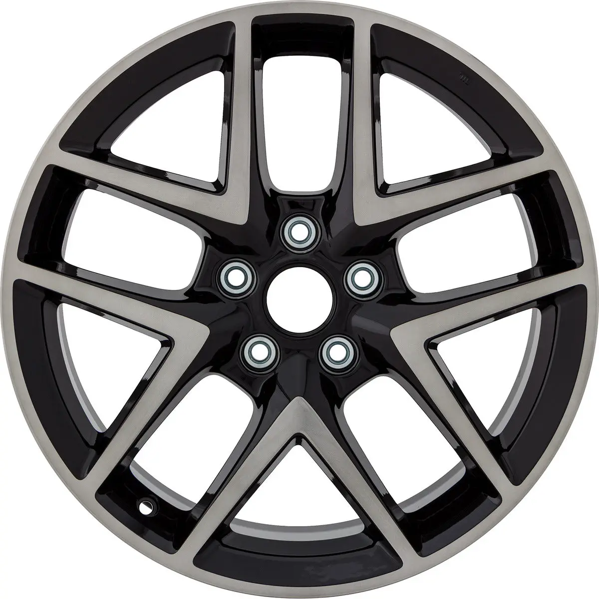 18X8 Factory Replacement New Alloy Wheel For 2022-2024 Honda Civic With 10 Spoke Machined Painted Black Smoke Clear 1