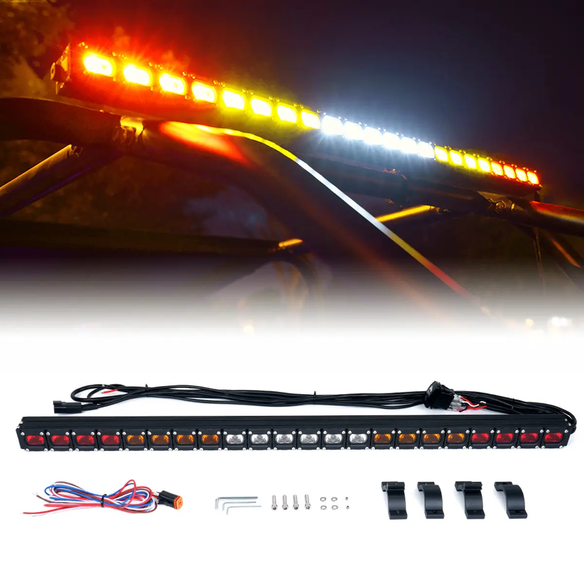 Xprite Rx Series 36" G1 Offroad Rear Chase Led Strobe Lightbar - Rywwyr 1