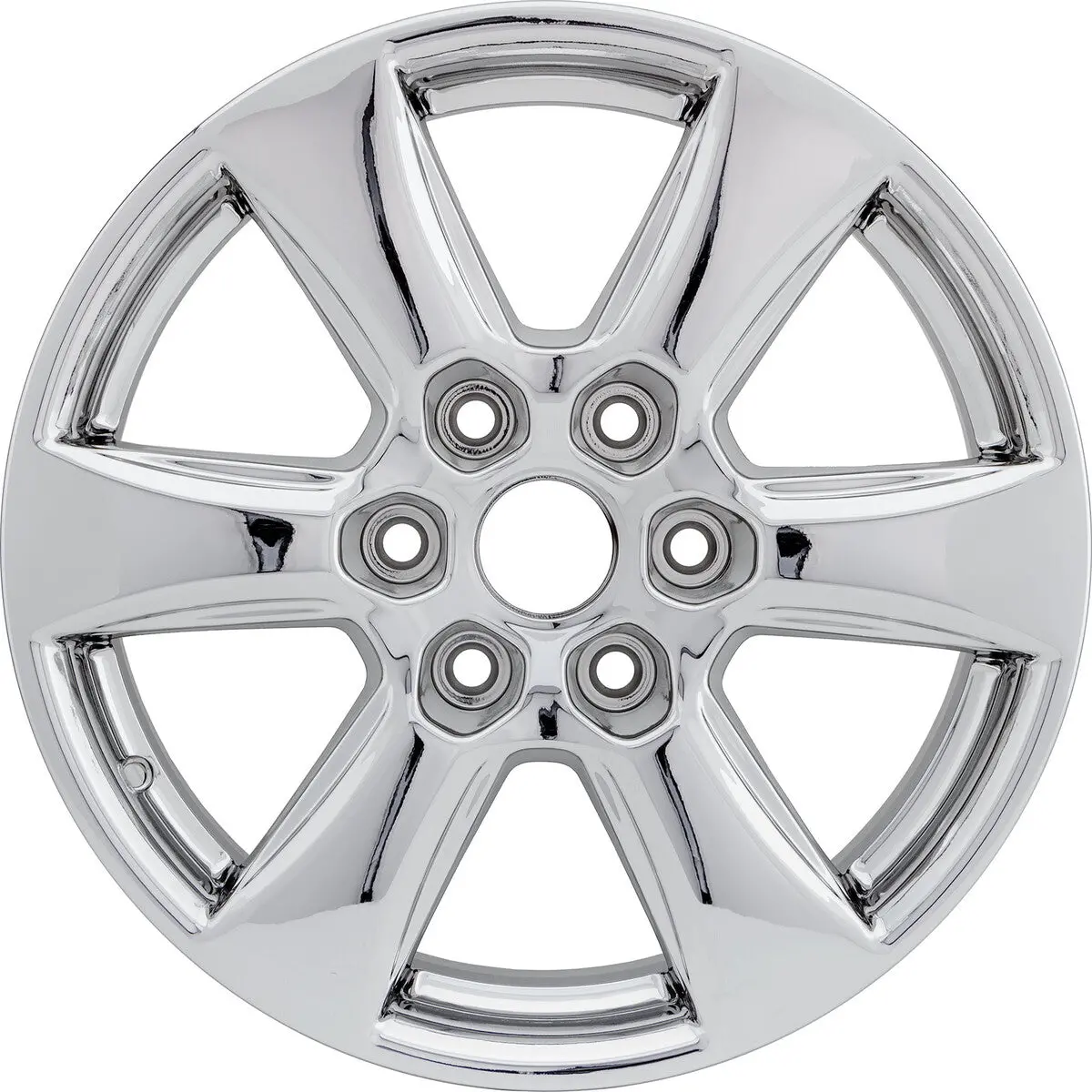 18X7.5 Factory Replacement New Alloy Wheel For 2018-2020 Ford F-150 With 6 Spoke Pvd Chrome 1