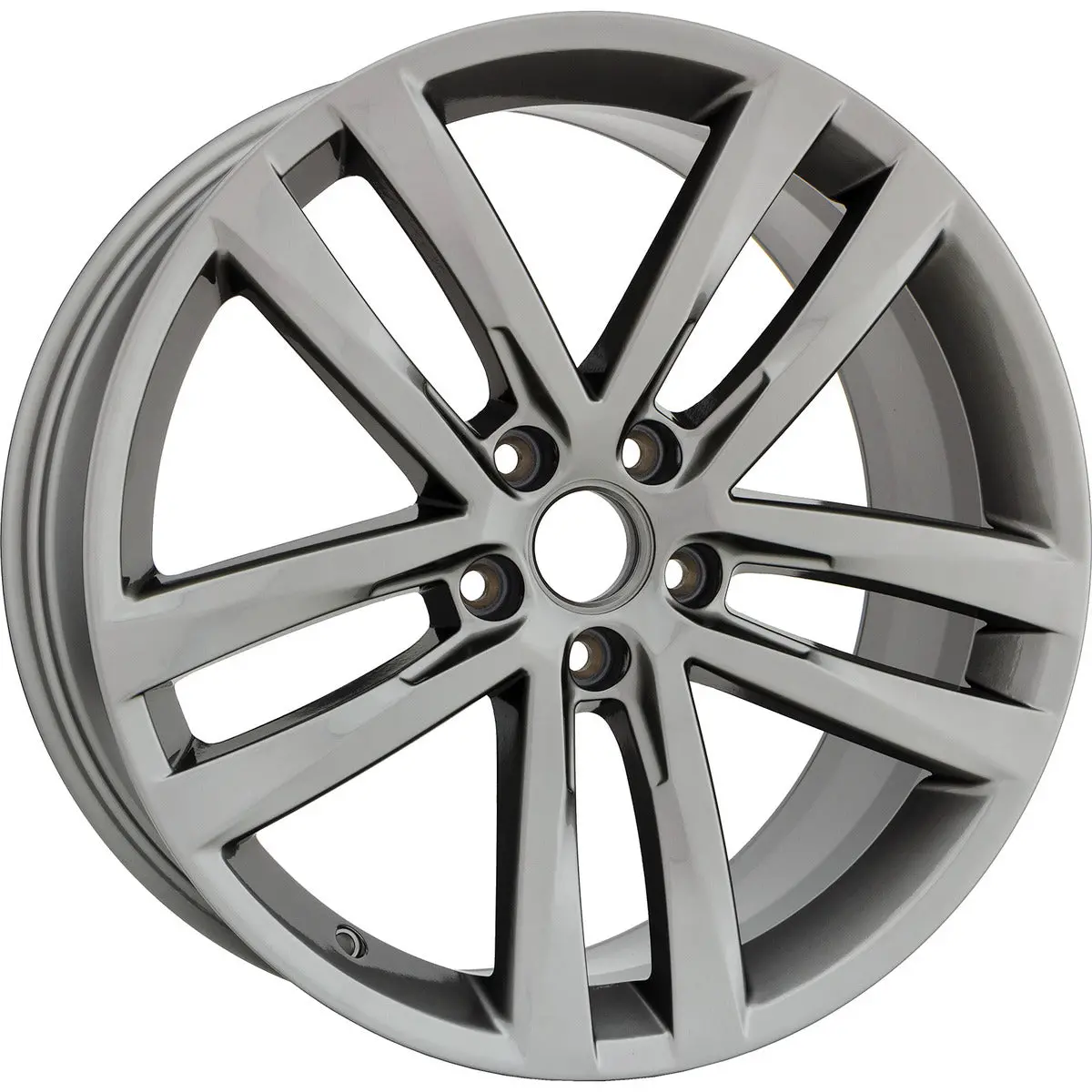 19X8 Factory Replacement New Alloy Wheel For 2016-2019 Volkswagen Passat With 10 Spoke Painted Silver 1