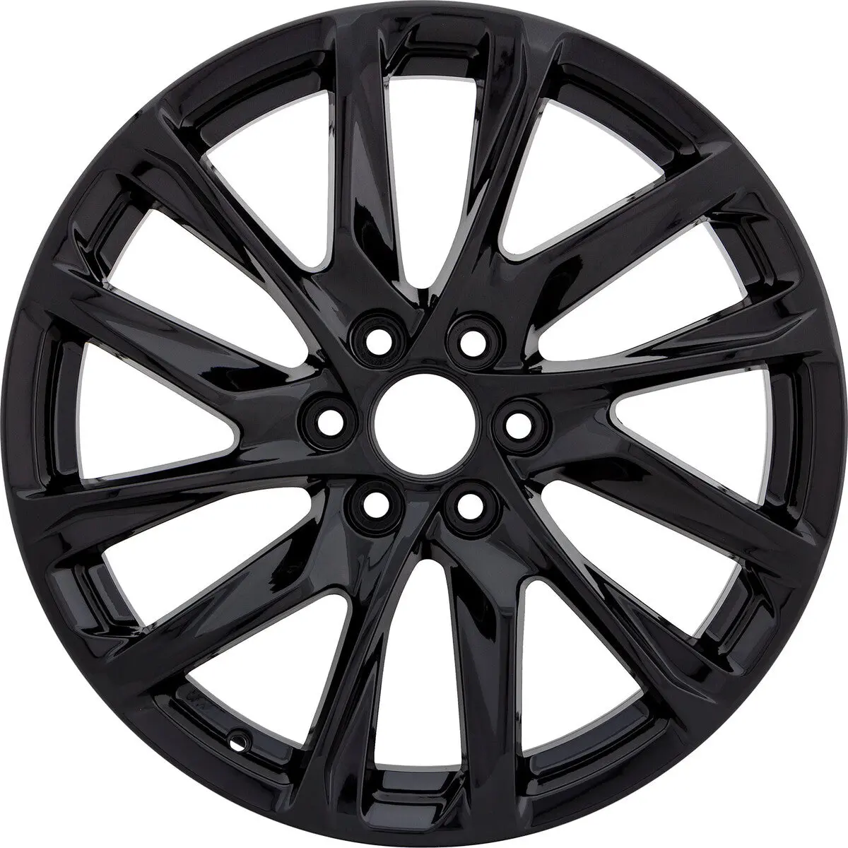 22X9 Factory Replacement New Alloy Wheel For 2021-2023 Cadillac Escalade With 12 Spoke Painted Black 1