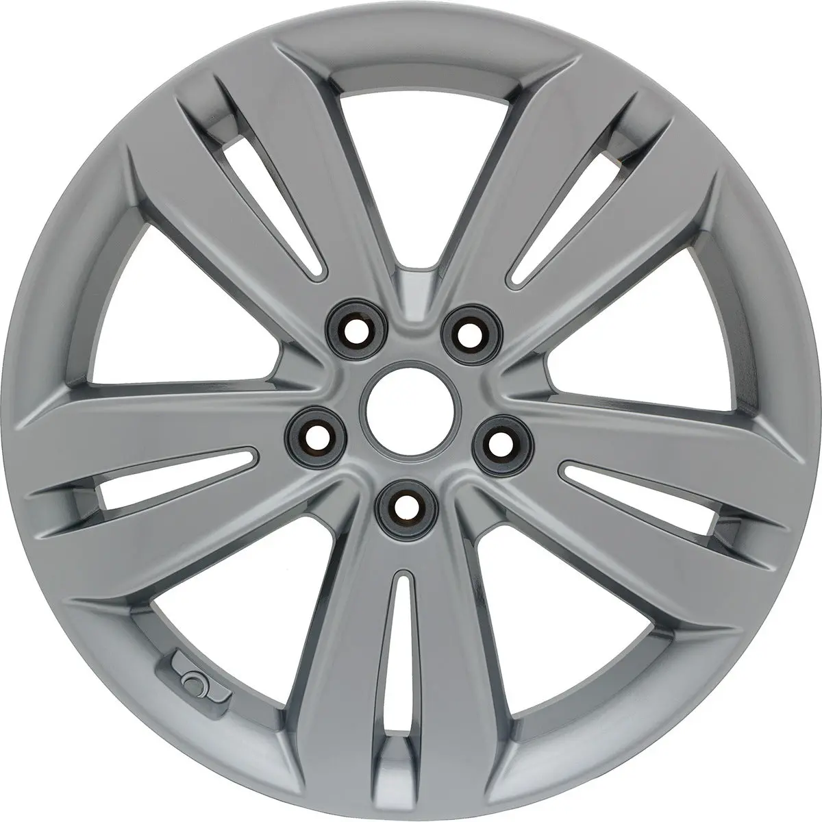 17X7 Factory Replacement New Alloy Wheel For 2017-2019 Kia Sportage With 5 Double Spoke Painted Silver 1