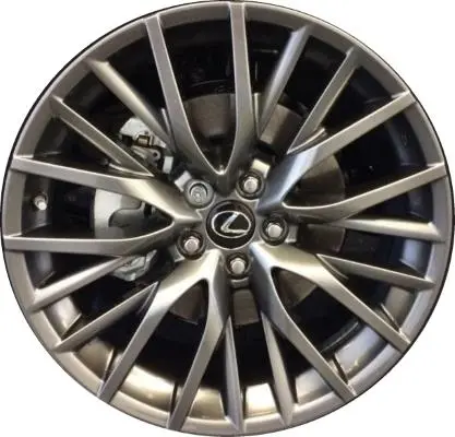 20X8 Factory Replacement New Alloy Wheel For 2016-2022 Lexus Rx350 With 20 Spoke Painted Medium Hyper Silver 1