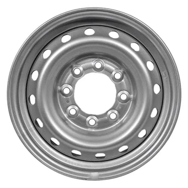 17X7.5 Factory Replacement New Steel Wheel For 212-2021 Nissan Nv 1500 With 16 Spoke Painted Silver 1