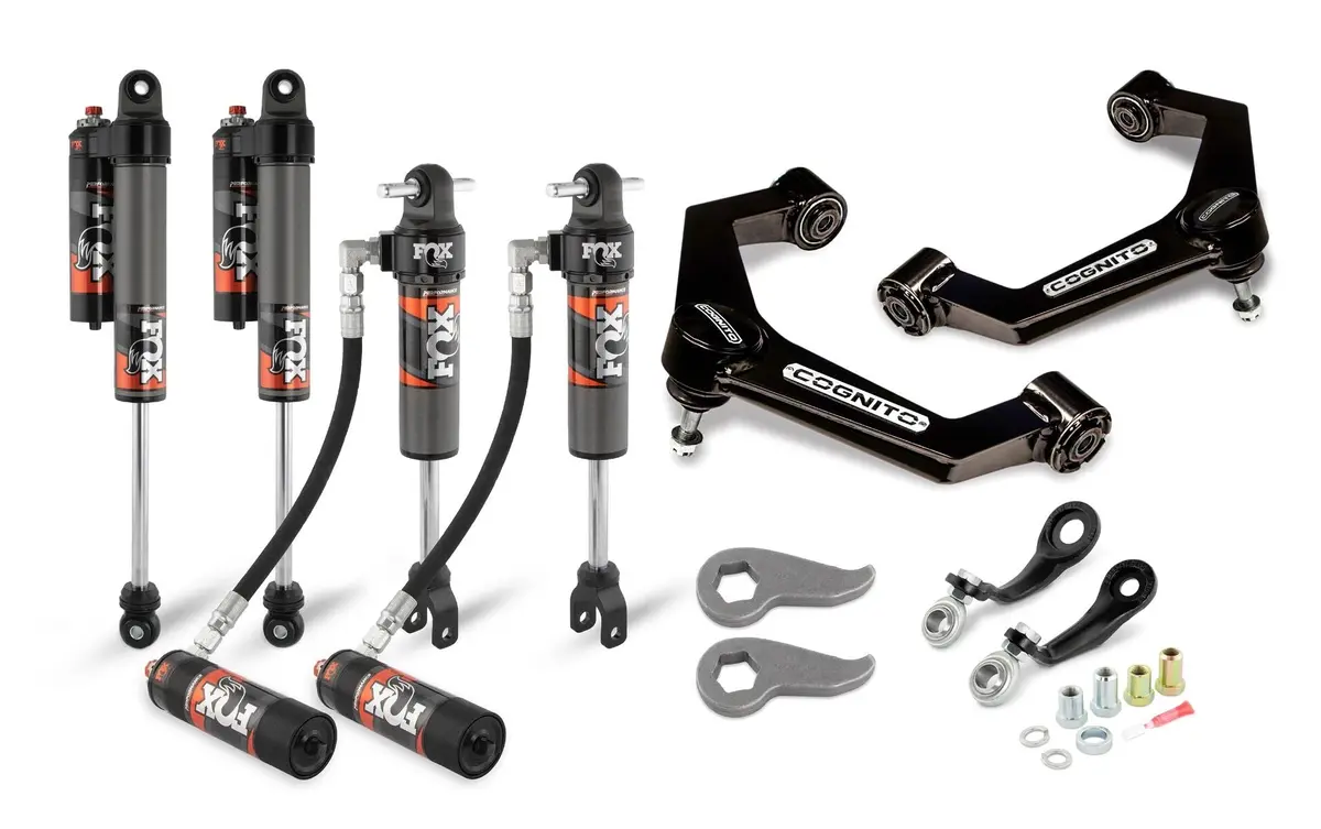Cognito 3-Inch Elite Leveling Kit With Fox 2.5 Elite Performance Series Shocks For 2020-2025 Silverado/Sierra 2500/3500 2Wd/4Wd 1
