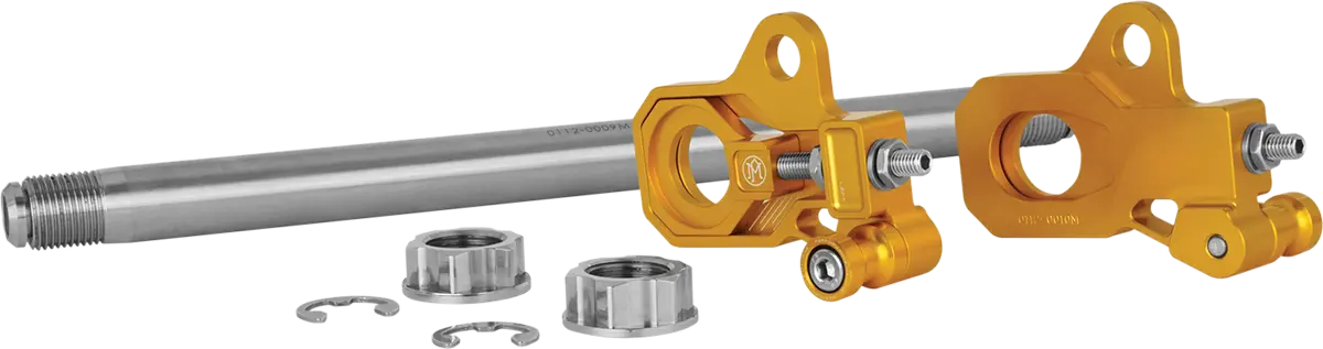 Performance Machine (Pm) Axle Adjuster Kit - Rear - Gold 0117-0028M-G 1