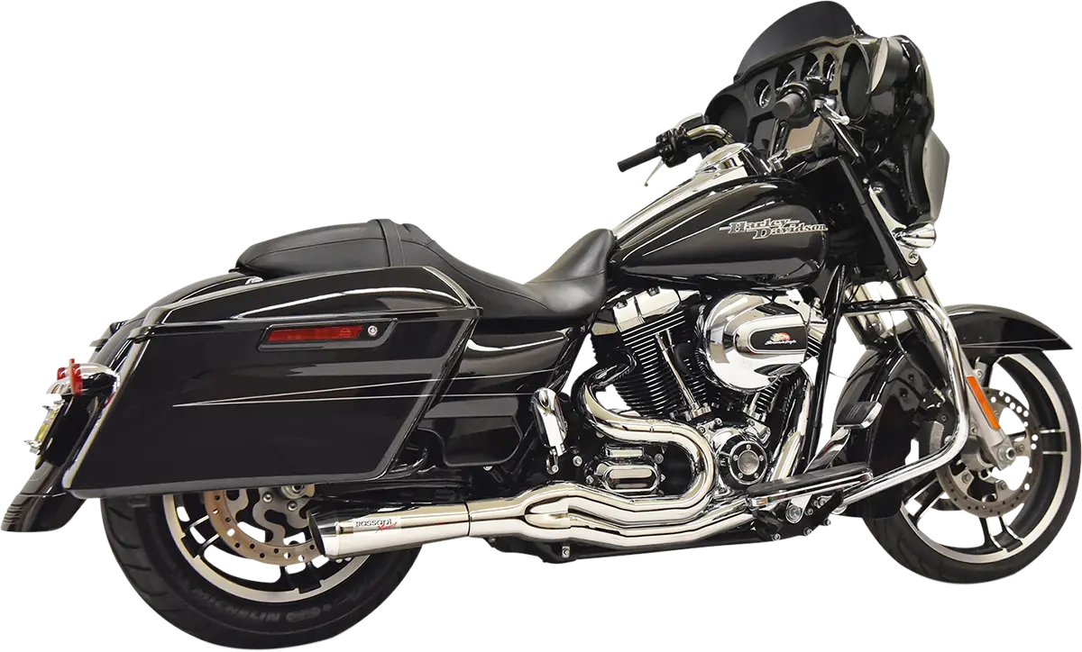 Bassani Xhaust 2:1 Exhaust - Chrome 1F61c 1