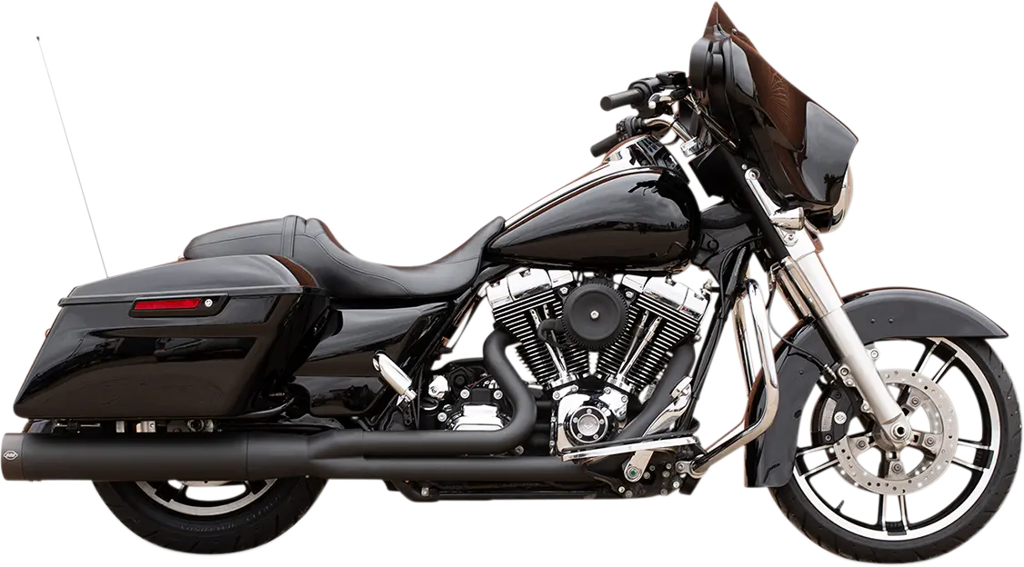 S&S Cycle 50 State 2:1 Sidewinder® Exhaust - Black 550-0772B 1