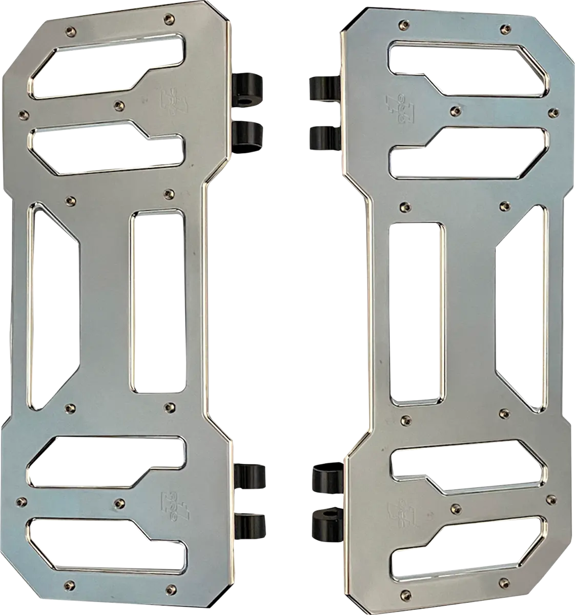 Pro-One Perf.Mfg. Pro Board V1 Floorboards - Chrome 500770 1