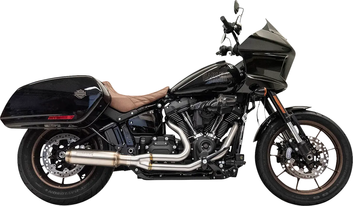 Bassani Xhaust 2-Into-1 Stainless Exhaust System With 4" Super Bike Muffler 1S78ss 1