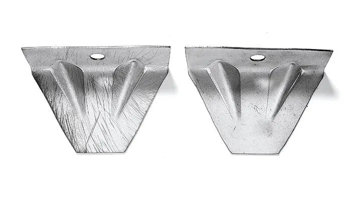 Ford Escort Mk1/2 Boot Floor To Back Panel Bracket Pair 25-16-88-11 1