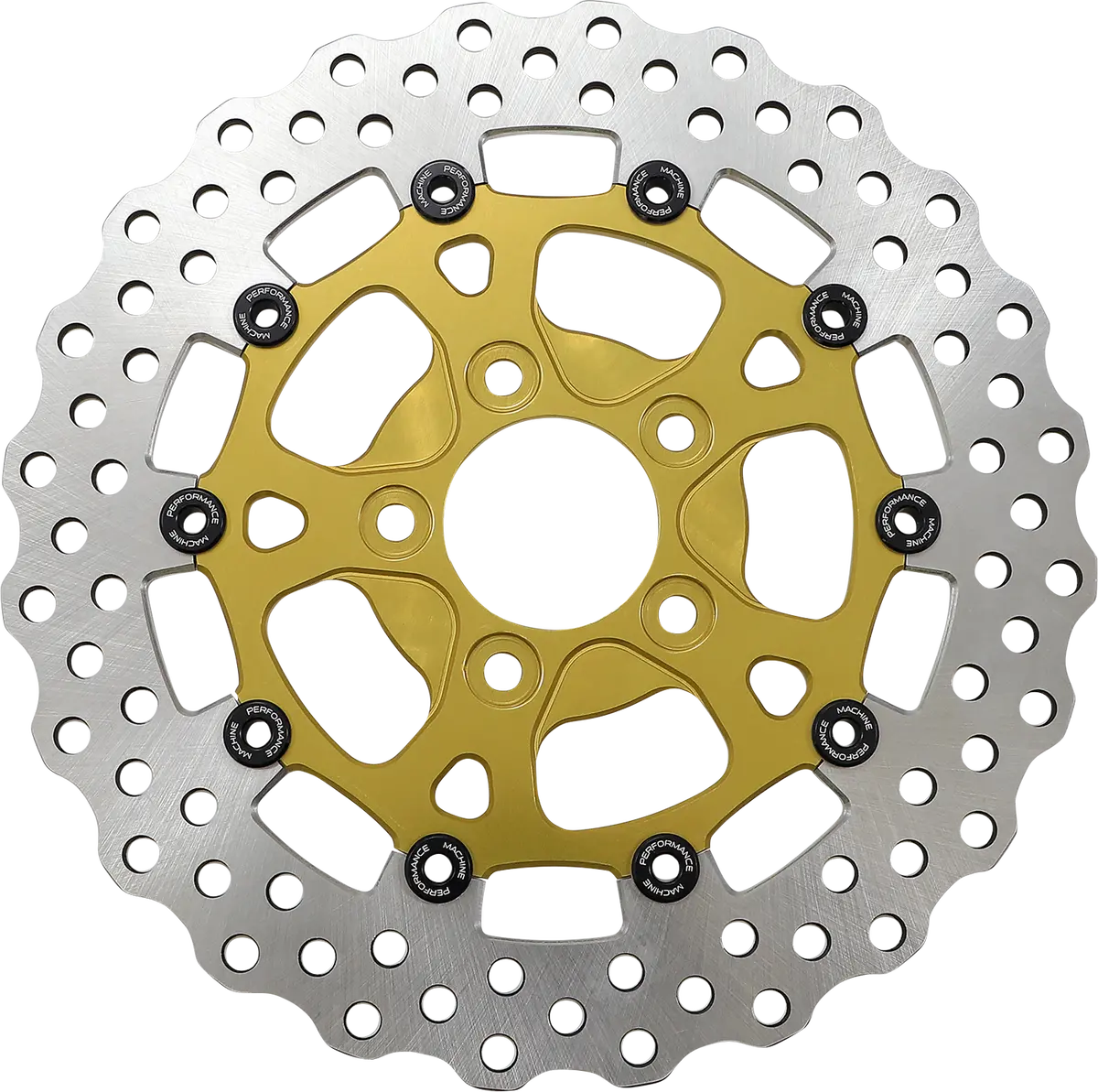 Performance Machine (Pm) Dominator Rotor - Rear - 11.5" - Gold 0133-1536S-G 1