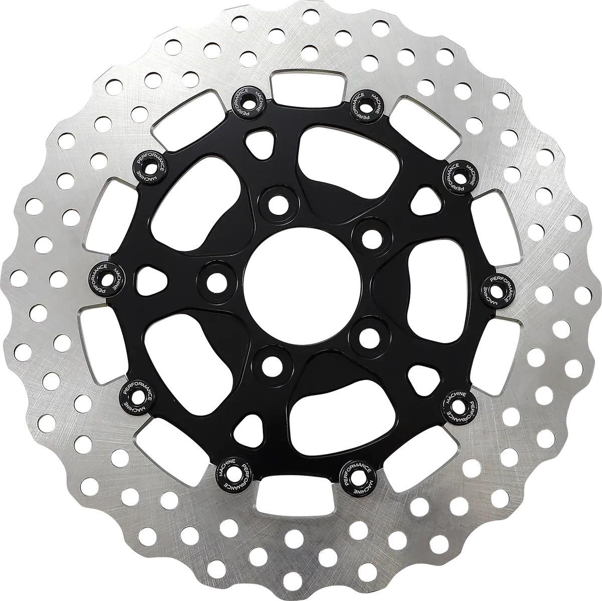 Performance Machine (Pm) Dominator Rotor - Rear - 11.5" - Black 0133-1536S-B 1