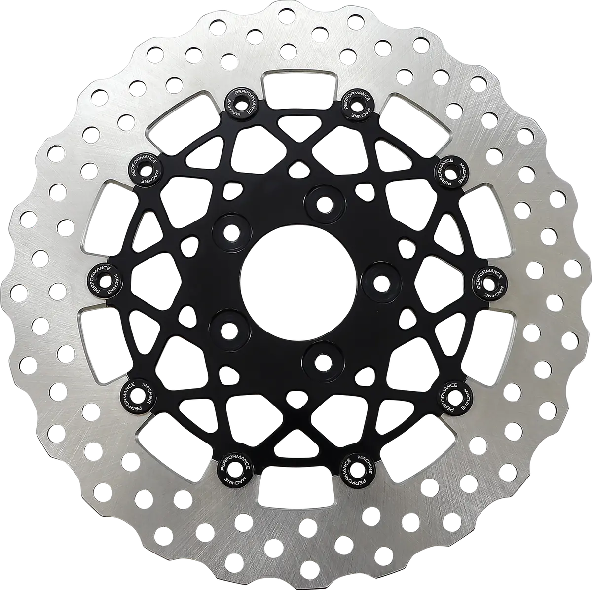 Performance Machine (Pm) Speedstar Rotor - Front - 11.5" - Black 0133-1538S-B 1
