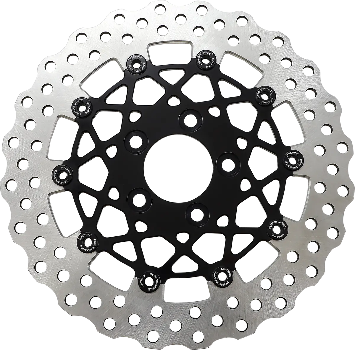 Performance Machine (Pm) Speedstar Rotor - Rear - 11.5" - Black 0133-1539S-B 1