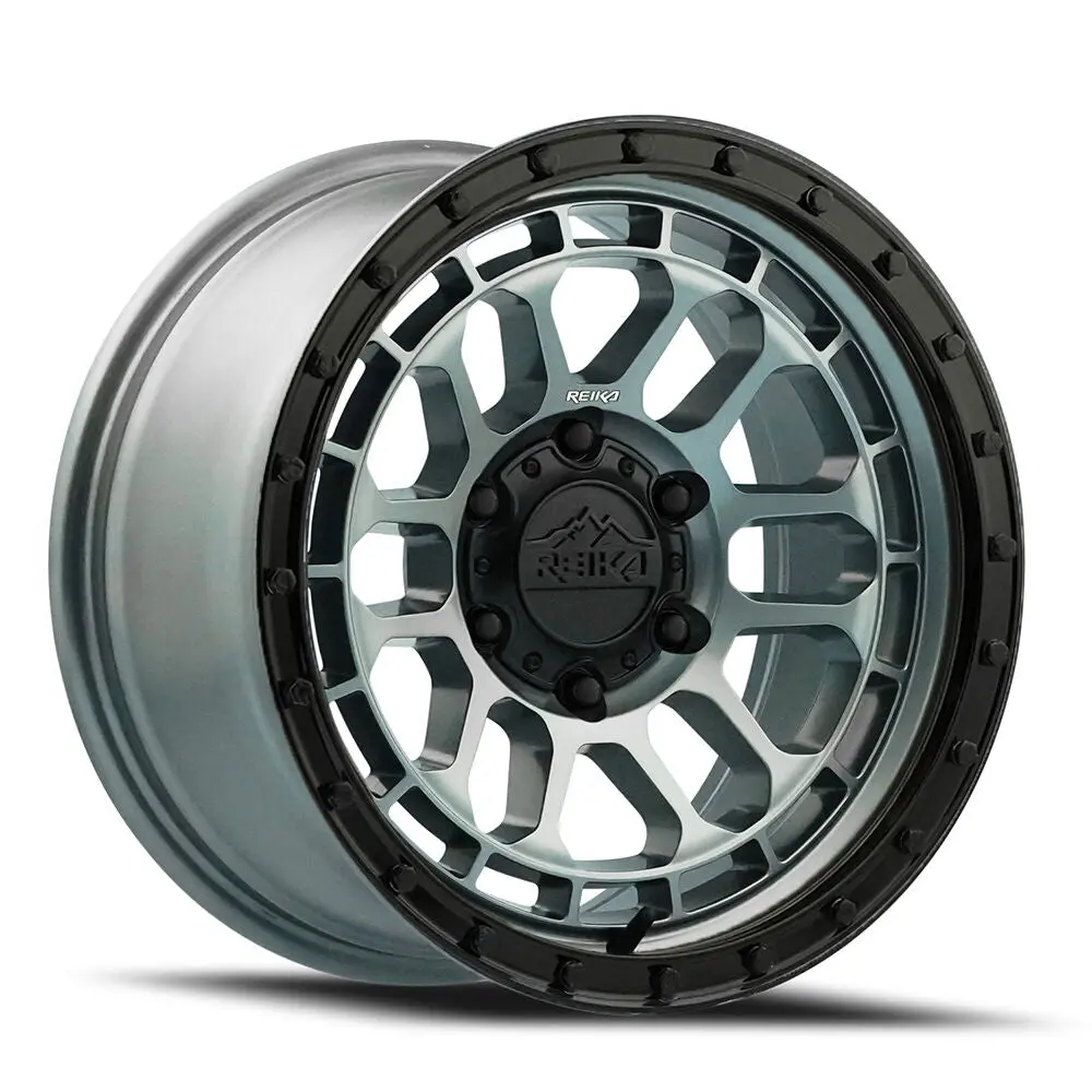 17X9 R35 Rambler Gloss Graphite / Black Ring Alloy Rim | 5X127 (-12Mm Offset) 1