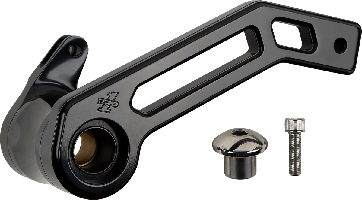 Pro-One Perf.Mfg. Touring T-Rex Shorty Brake Arm - Black - '14-'22 Fl 500773B 1