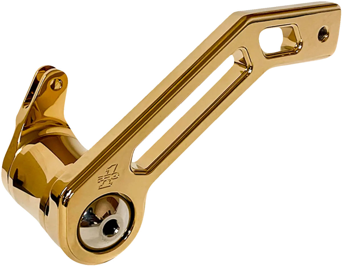 Pro-One Perf.Mfg. Touring T-Rex Shorty Brake Arm - Gold - '14-'22 Fl 500773Tin 1