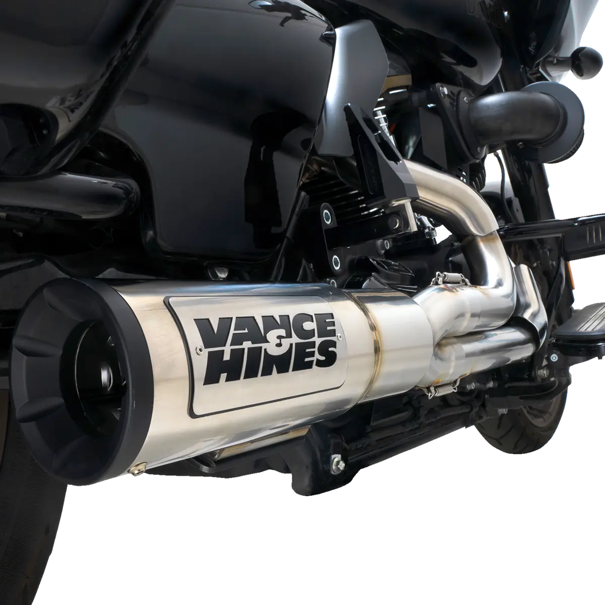 Vance & Hines Hi-Output Rr Heat Shield Kit - Brushed - Stainless Steel 60023 1