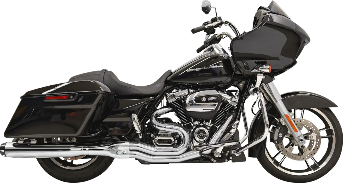 Bassani Xhaust 2-Into-1 Exhaust System - 49-State - Chrome 1F58re 1