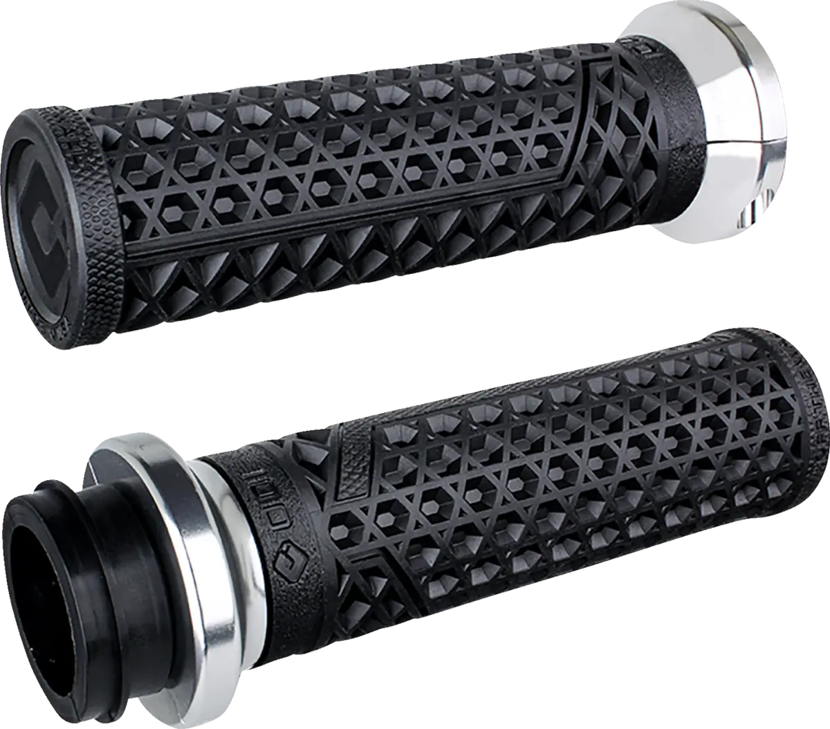 Odi Vans Harley Davidson Grips - Cable - Black/Silver V31vhcwb-S 1