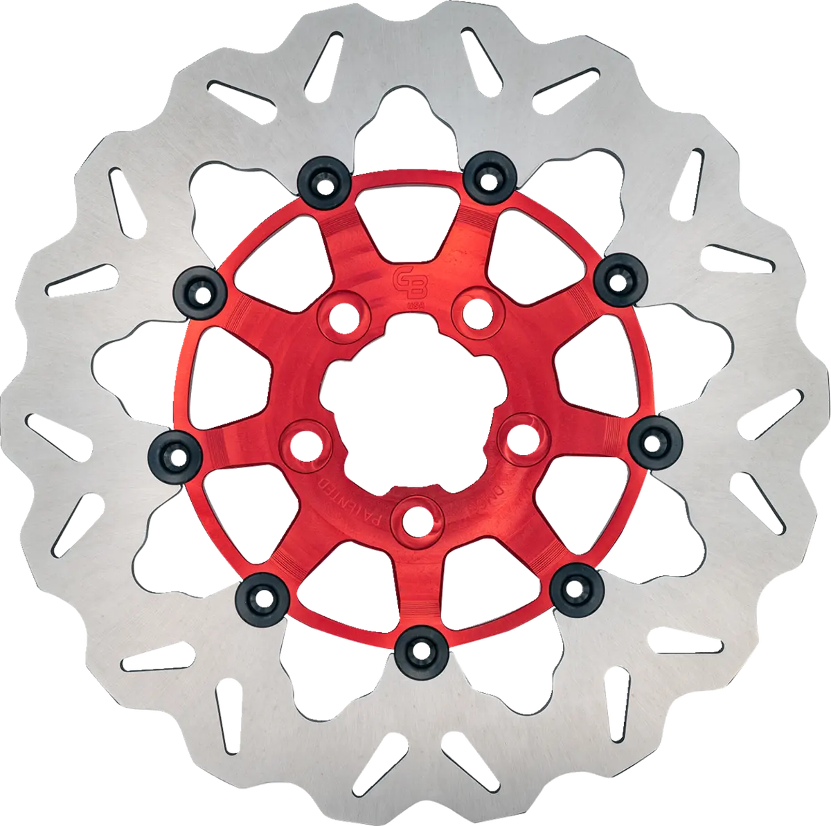 Gbrakes Brake Rotor - Rear - Red Df681cws-R 1