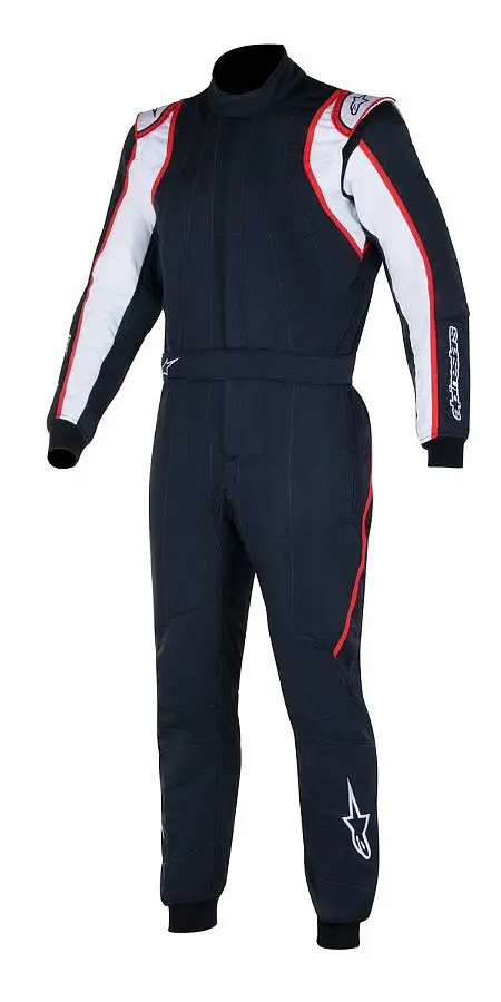 Alpinestars Gp Race V2 Race Suit Black/White/Red - Fia 8856-2018 1