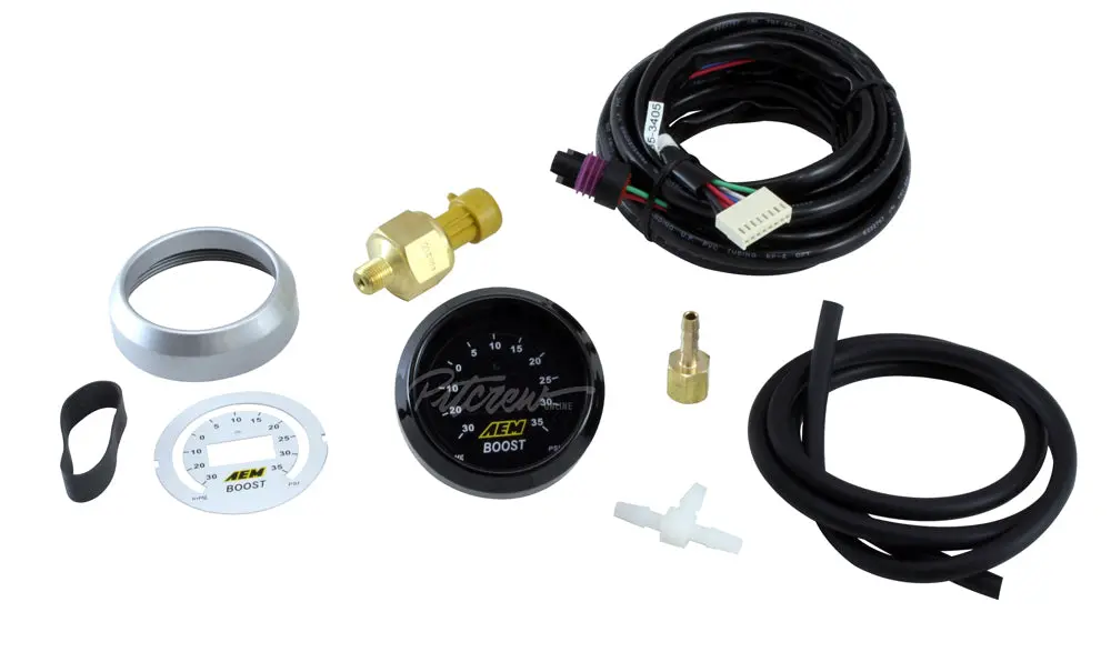 Aem Digital Boost Gauge 30-35 Psi 30-4406 1