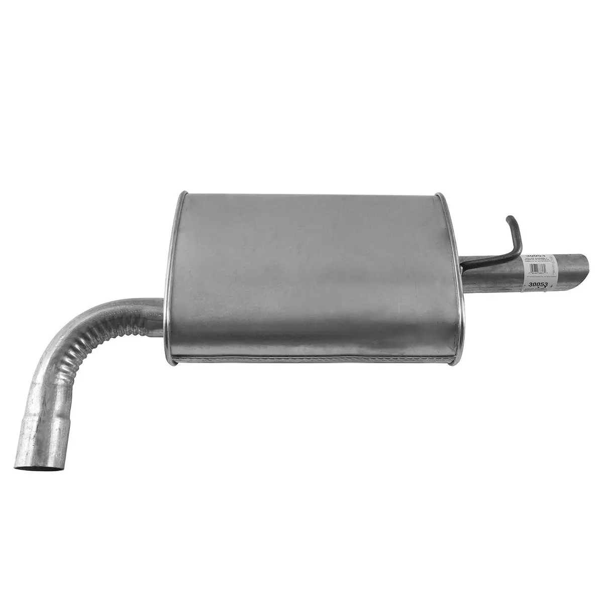 Ap Exhaust® 30053 - Passenger Side Aluminized Steel Exhaust Muffler And Pipe Assembly 1