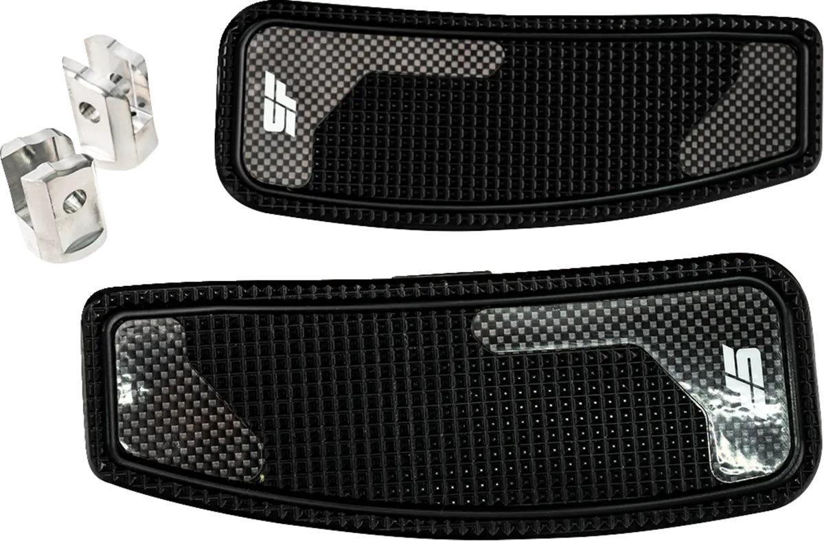 Slyfox Mini Floorboards - Black Anodized - Male Mount - M8 Sf-906-01-1 1