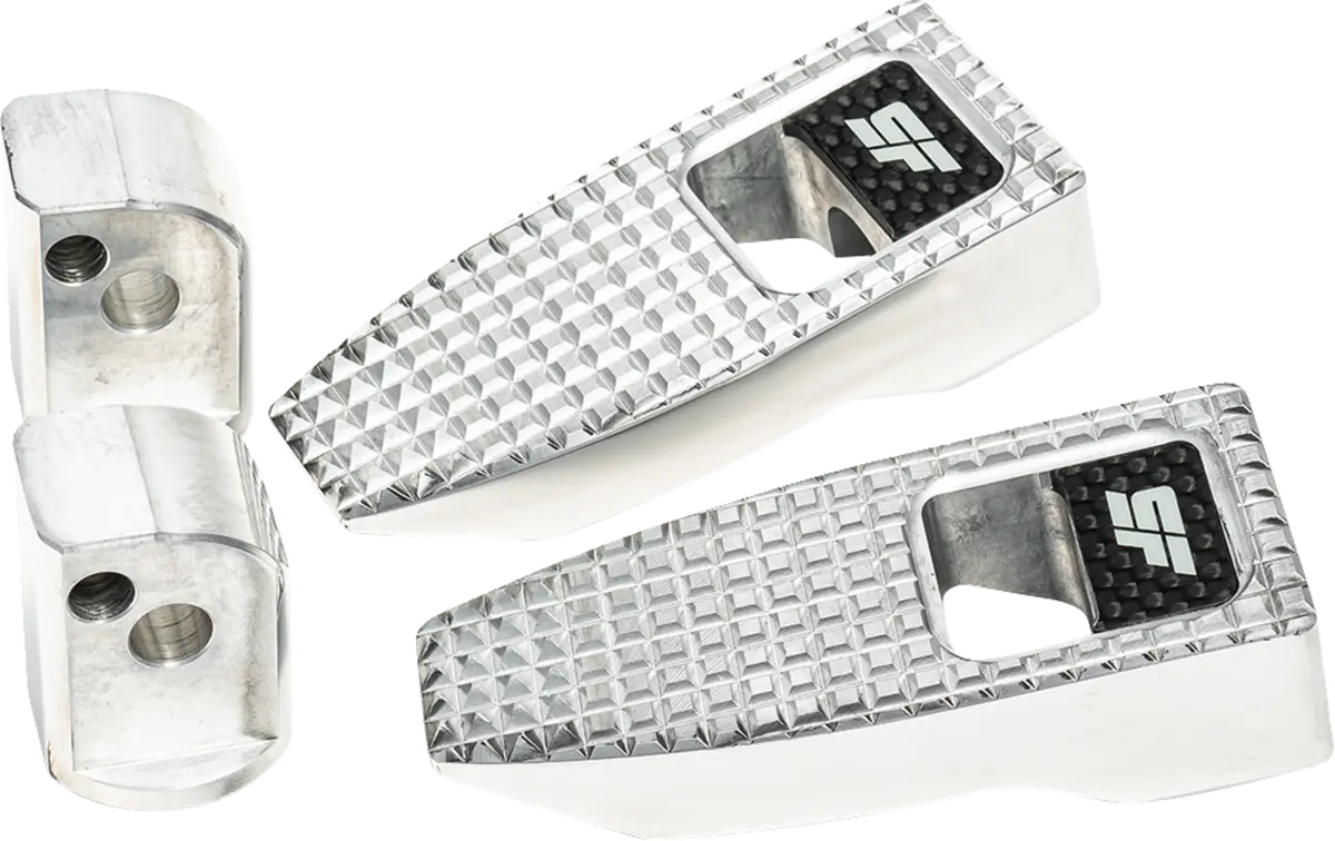 Slyfox Speed Pegs - Silver Polished - Rear Sf-903-02-2 1