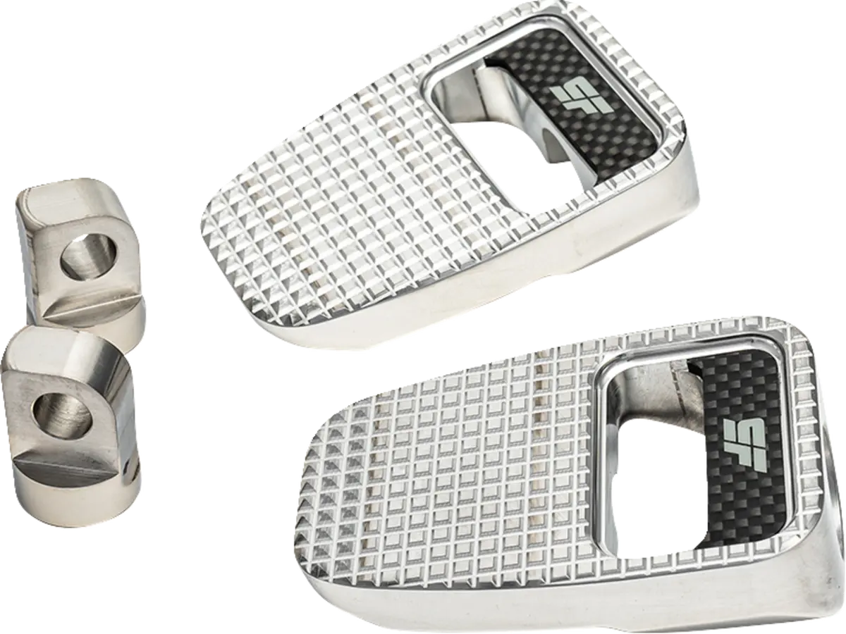Slyfox Foot Pegs - Silver Polished Sf-904-00-2 1