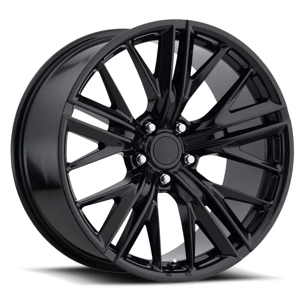 20X10 Gloss Black Zl1 Camaro Style Wheels (Fr28, 5X120, +32 Offset) 1