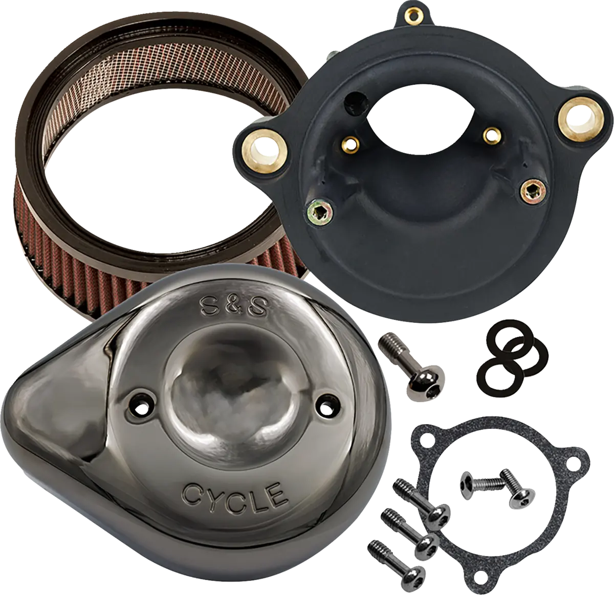 S&S Cycle Stealth Air Cleaner Kit - Cover - M8 Touring 170-0797 1