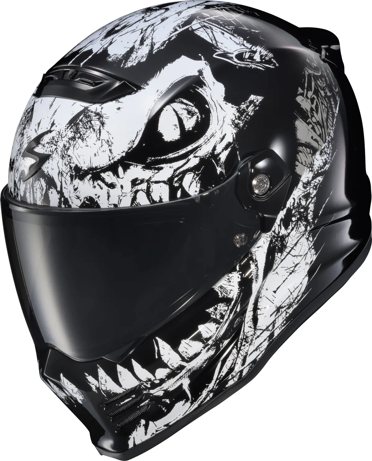 Scorpionexo Covert Fx Full Face Helmet Caiman Gloss Black Large 1