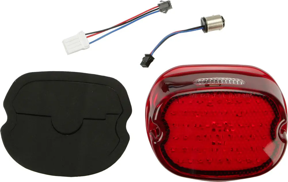 Harddrive Low Profile Led Taillight Red 1