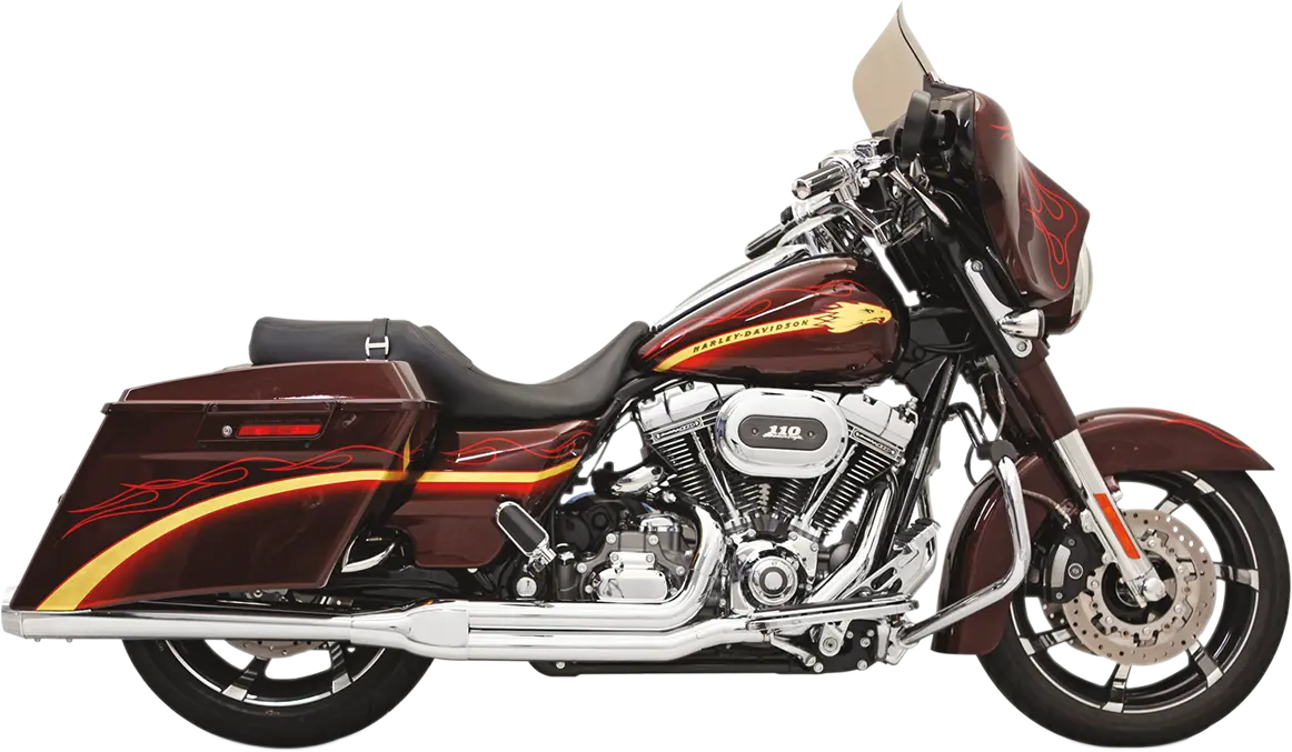 Bassani Xhaust Road Rage 2:1 Exhaust - Chrome Flh-737 1