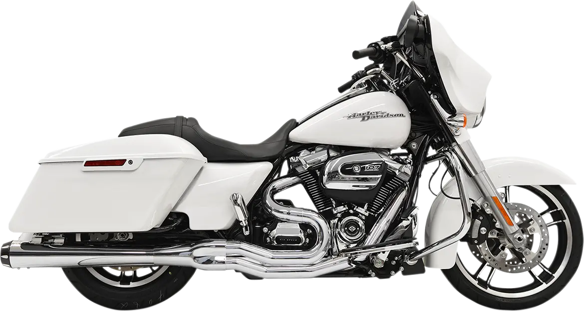 Bassani Xhaust B4 2:1 Exhaust - Chrome - Megaphone 1F51r 1